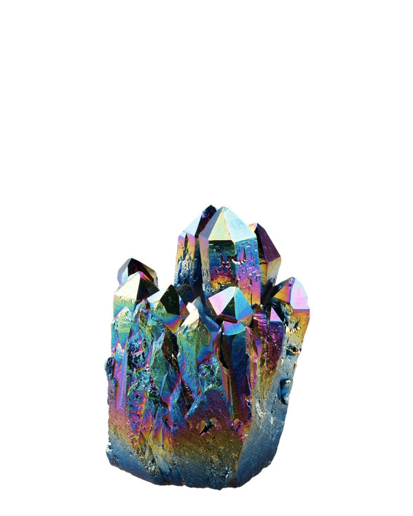 Rainbow Titanium Coated Crystal