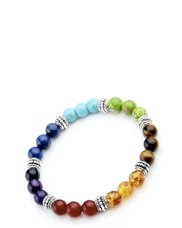 Lava Rock Bracelet – Chakra Beads